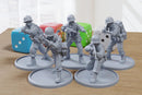South African Infantry in Action - Miniature Tabletop Wargaming - 3D Printed 28mm / 32mm Minifigures