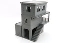 Soviet Watch Tower | Zona Alfa Wargaming Terrain – 3D Printed Military Building