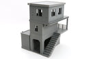 Watch Tower Set – Military Wargaming Terrain – 4x 3D Printed Guard Towers