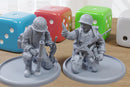 South African Mortar Team - Miniature Tabletop Wargaming - 3D Printed 28mm / 32mm Minifigures
