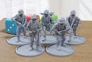 South African Infantry on Patrol - Miniature Tabletop Wargaming - 3D Printed 28mm / 32mm Minifigures