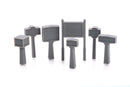 French Normandy Road Signs Set – WW2 3D Printed Wargaming Terrain | Tabletop Scenery