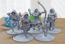 Hooded Outlaw Bowmen Miniatures – 28mm & 32mm Medieval Fantasy Archers