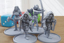 Female Woodland Poachers Miniatures – 28mm & 32mm Medieval Fantasy Wargaming Figures