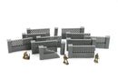 Tobruk Town Walls – WW2 North Africa Wargaming Terrain | 3D Printed Desert Walls