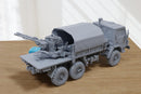 KamAZ ZU-23-2 Anti-Aircraft Truck - 3D Printed Miniature Wargaming Vehicle