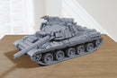 AMX-30 BRENUS French Main Battle Tank – Reactive Armor – Cold War Military Vehicle - 3D Printed Miniature Wargaming Vehicle