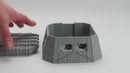 Bastion-9 Grimdark Sci-Fi Pillbox – 28mm 3D Printed Tabletop Terrain Bunker with Removable Roof