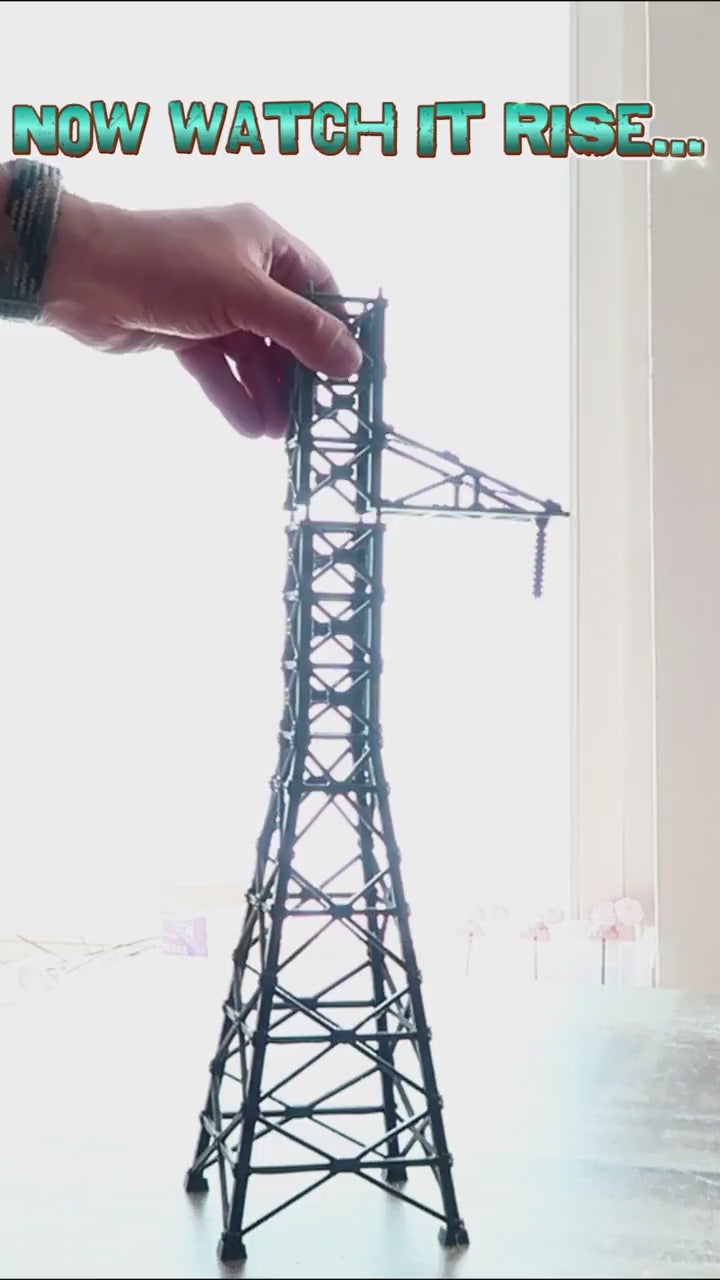 High Voltage Power Tower – Zona Alfa / Cold War in the East - 3D Printed Miniature Wargaming Terrain 28mm / 20mm / 15mm Scale