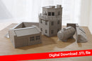 WW2 Airfield Set - Digital Download .STL Files for 3D Printing