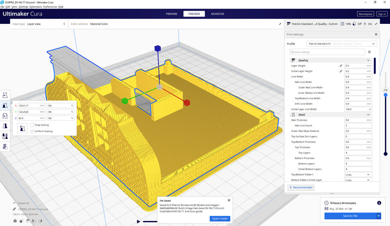 Dutch Town Set "Veghel" - Digital Download .STL Files for 3D Printing