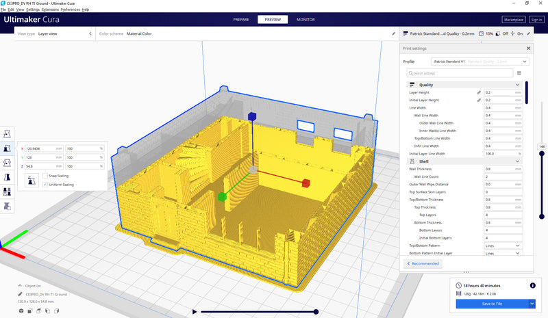 Niederländisches Stadtset „Veghel“ – Digitaler Download. STL-Dateien für den 3D-Druck