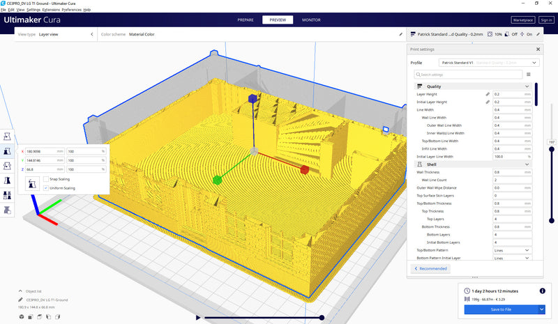 Niederländisches Stadtset „Veghel“ – Digitaler Download. STL-Dateien für den 3D-Druck