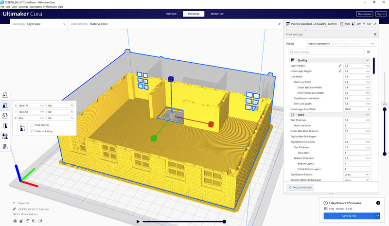 Niederländisches Stadtset „Veghel“ – Digitaler Download. STL-Dateien für den 3D-Druck