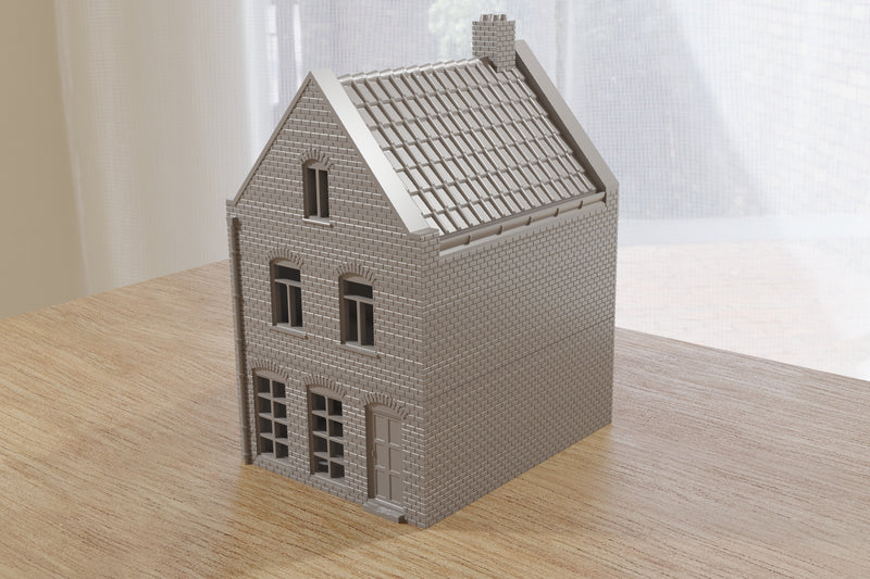 Niederländisches Spout Gable House - Digitaler Download .STL-Dateien für den 3D-Druck