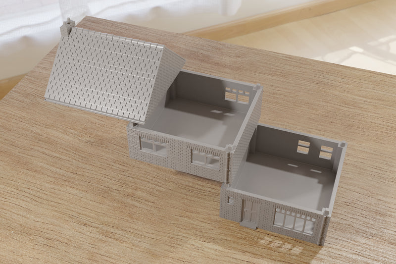 Dutch Terraced House - Digital Download .STL Files for 3D Printing