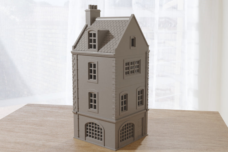 Normandy Commercial Passage Set (4 Houses) - Digital Download .STL Files for 3D Printing