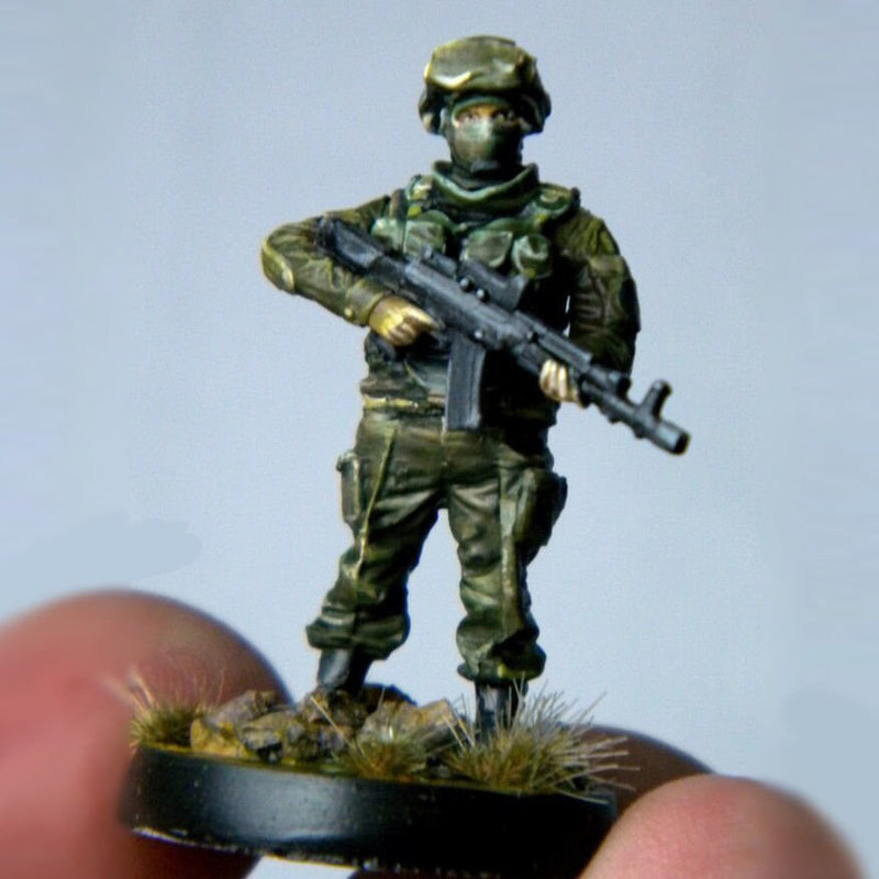 Night-Ops Soldier - Modern Wargaming Miniatures for Tabletop RPG - 20mm / 28mm / 32mm Scale Minifigures