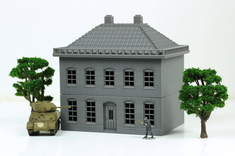 Dutch Town Set - Tabletop Wargaming WW2 Terrain | Miniature Gaming | 3D Printed Model | Bolt Action | Flames of War | Team Yankee