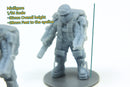 Exosuit Tactical Squad 28mm/32mm Five Minifigures - Modern Wargaming Miniature for Tabletop RPG