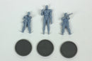 Mutant with two Hazmat Soldiers - 28mm / 32mm ZONA ALFA - Modern Wargaming Miniature for Tabletop RPG