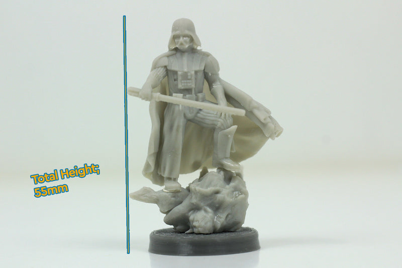 Darth Vader - Star Wars Legion 35mm Proxy Miniature for Tabletop RPG