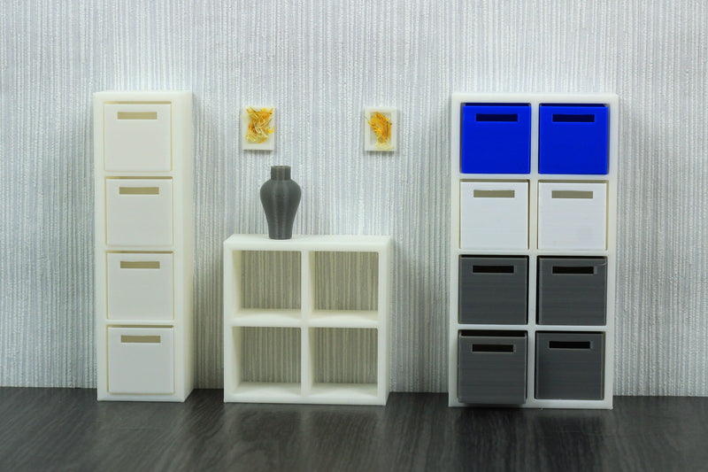 Dollhouse Miniature 1:12 Miniature Dollhouse Furniture Storage Cubes