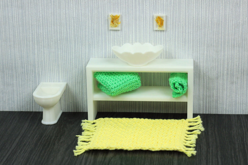 Bidet - Dollhouse Miniature 1:12 Miniature Dollhouse Furniture