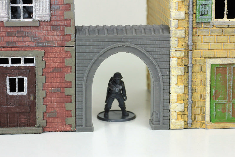 Archway - Tabletop Wargaming WW2 Terrain 28mm Miniature 3D Printed Model | Bolt Action