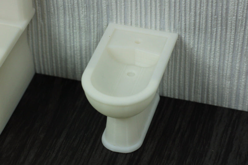 Bidet - Dollhouse Miniature 1:12 Miniature Dollhouse Furniture