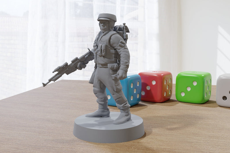 Rebel Troopers - Star Wars Legion 35mm Proxy Miniature for Tabletop RPG