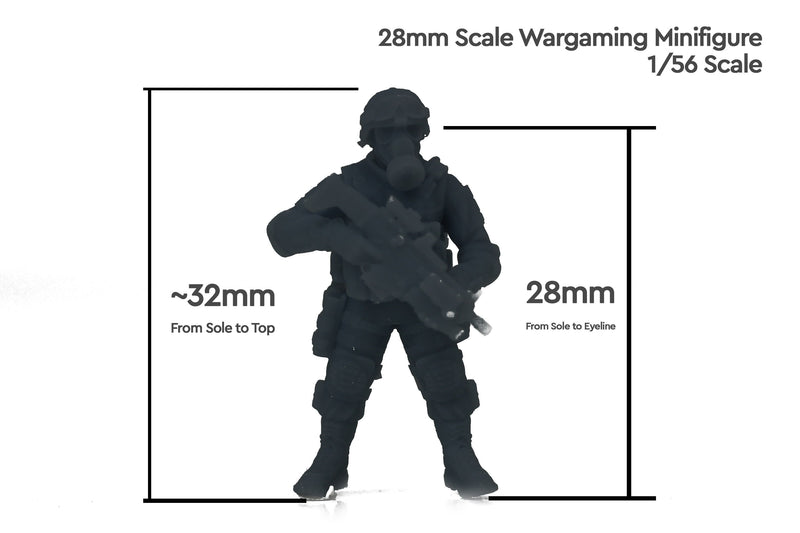 Human Research Laboratory Terrain Set - Zona Alfa - Miniature Gaming Tabletop RPG - 28mm / 32mm Wargaming Minifigures