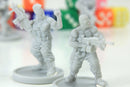 LMG Punks Squad 28mm/32mm Minifigures - Modern - Cyberpunk - Zona Alfa - Apocalyptic - Wargaming Miniature for Tabletop RPG