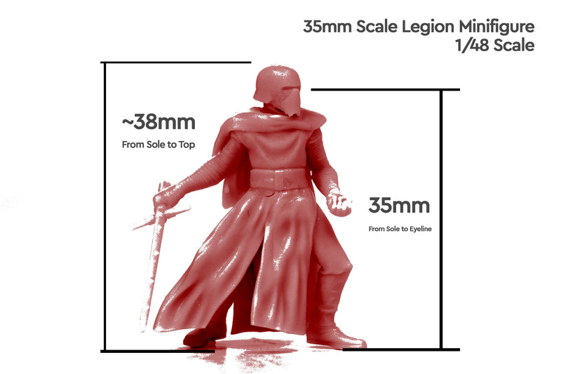 Ahsoka - Star Wars Legion 35mm Proxy Miniature for Tabletop RPG