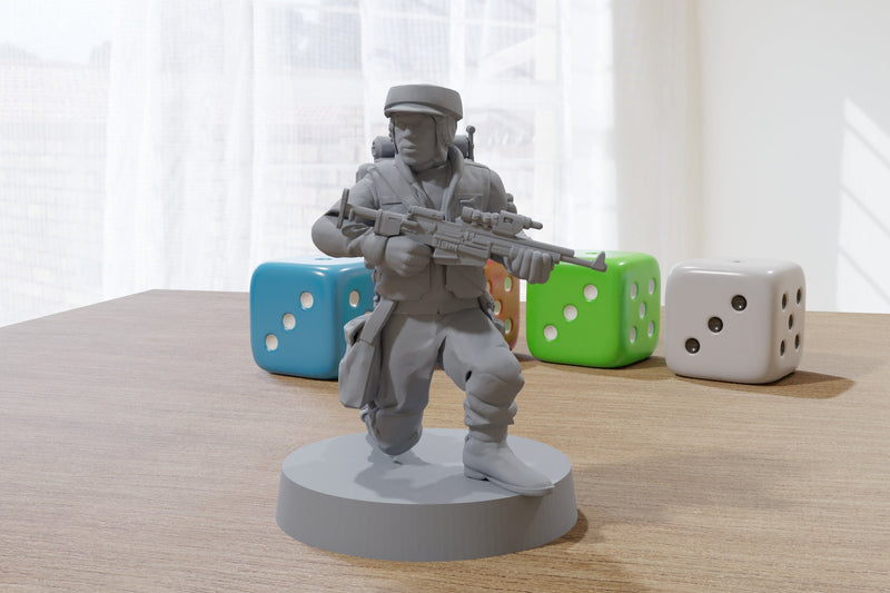 Rebel Troopers - Star Wars Legion 35mm Proxy Miniature for Tabletop RPG