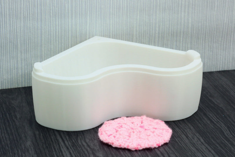 Heart Bathtub - Dollhouse Miniature 1:12 Miniature Dollhouse Furniture