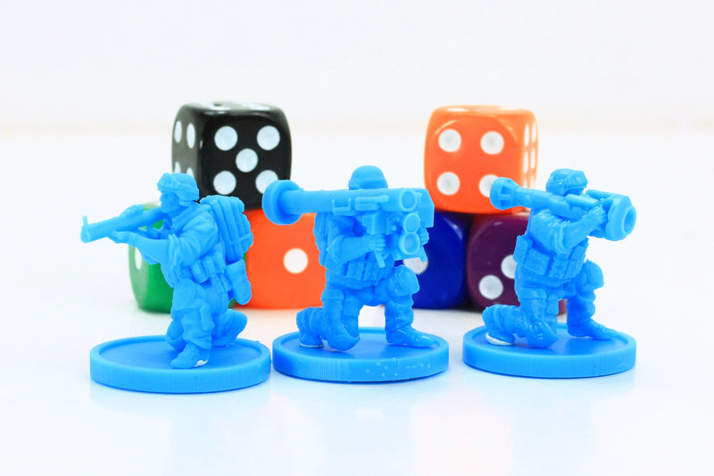 US AT-Team - Three 28mm/32mm Minifigures - Modern Wargaming Miniatures for Tabletop RPG