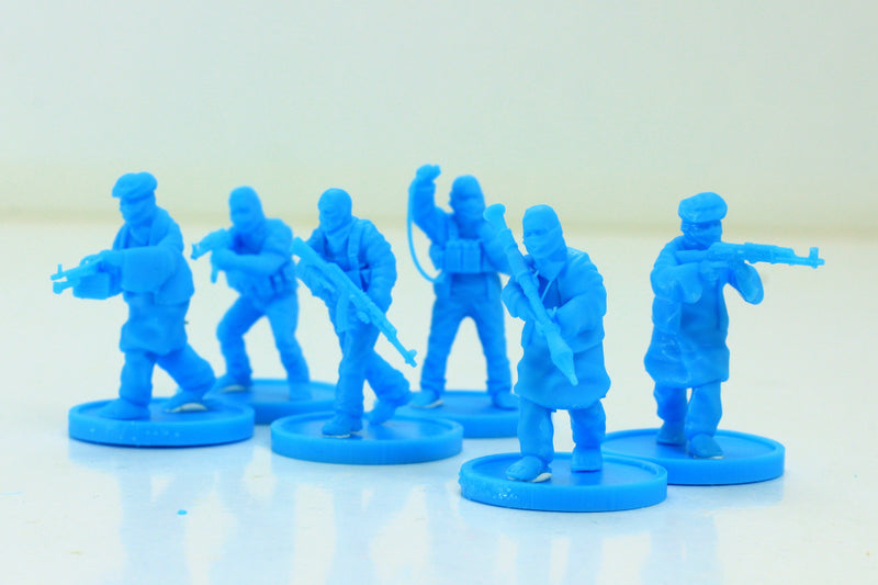 OPFOR - Opposing Forces - Middle East Squad - 20mm - 28mm - 32mm Scale Minifigures - Modern Wargaming Miniatures for Tabletop RPG