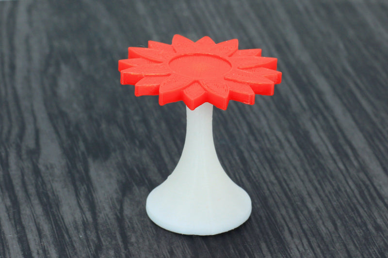 Colorful Sun Flower Side Table - Dollhouse Miniature 1:12 Miniature Dollhouse Furniture