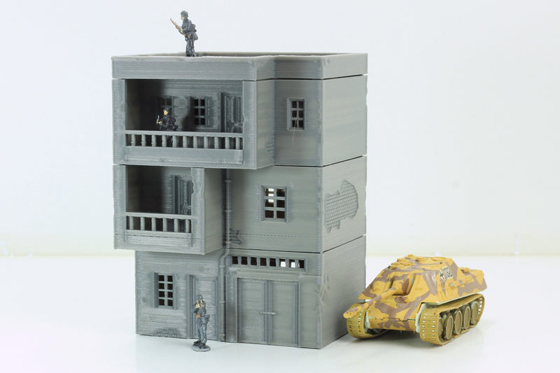 Arab Urban Building - Apartments - Tabletop Wargaming Terrain - Miniature Gaming - 3D Printed