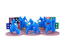 Biker Gang - nine 28mm/32mm Minifigures - Modern Wargaming Miniatures for Tabletop RPG
