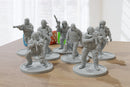 PMC VIP Escort Team - Seven - Modern Wargaming Miniatures for Tabletop RPG - 20mm / 28mm / 32mm Scale Minifigures