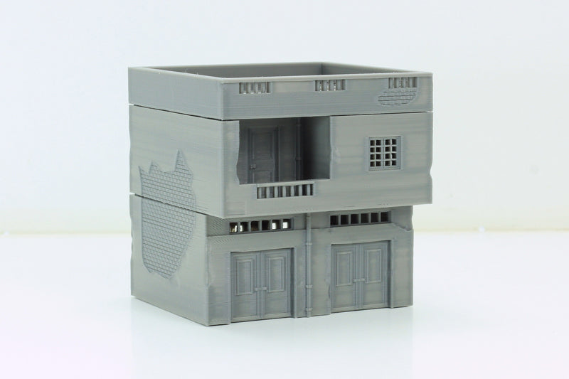 Arab Urban Building - Shop - Tabletop Wargaming Terrain - Miniature Gaming - 3D Printed