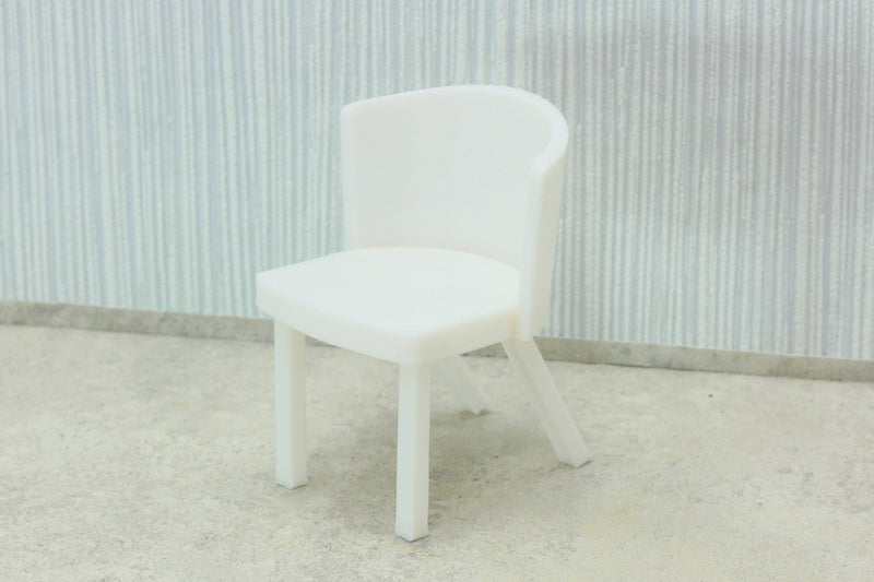 Modern Dining Chair - Dollhouse Miniature 1:12 Miniature Dollhouse Furniture