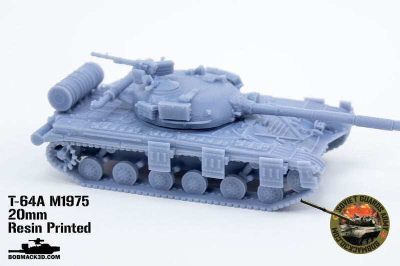 T-64 Main Battle Tank | 28mm / 20mm / 15mm Wargaming Vehicle Compatible with Team Yankee