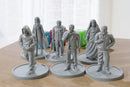 Middle East and North Africa Civilians Pack - Six - Modern Wargaming Miniatures for Tabletop RPG - 28mm / 32mm Scale Minifigures