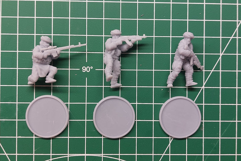 OPFOR Taliban - Three 28mm/32mm Minifigures - Modern Wargaming Miniatures for Tabletop RPG