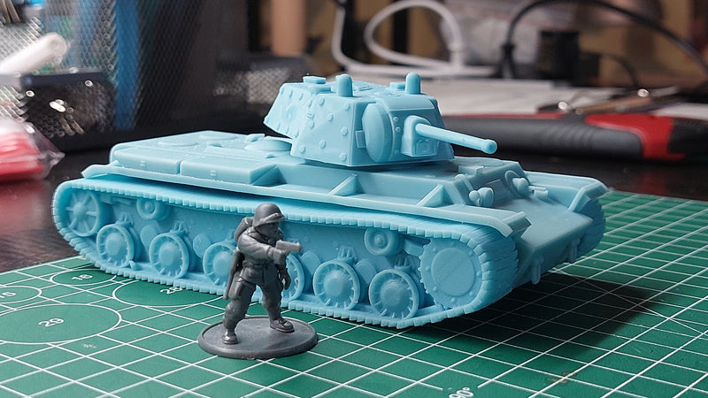 Soviet KV-1 Heavy Tank - with three Turret options - 28mm / 15mm Wargaming - Compatible with Bolt Action, Flames of War