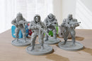 White Masks OPFOR - 3D Printed Mini's - Modern Wargaming 28mm / 32mm Scale
