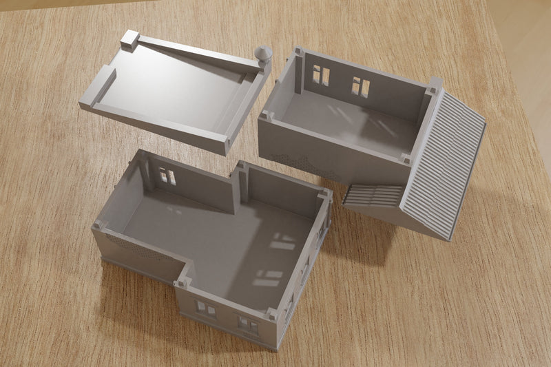 HQ / Weaponry / Communications - Miniature Wargaming Terrain - Zona Alfa - Team Yankee - 3D Print